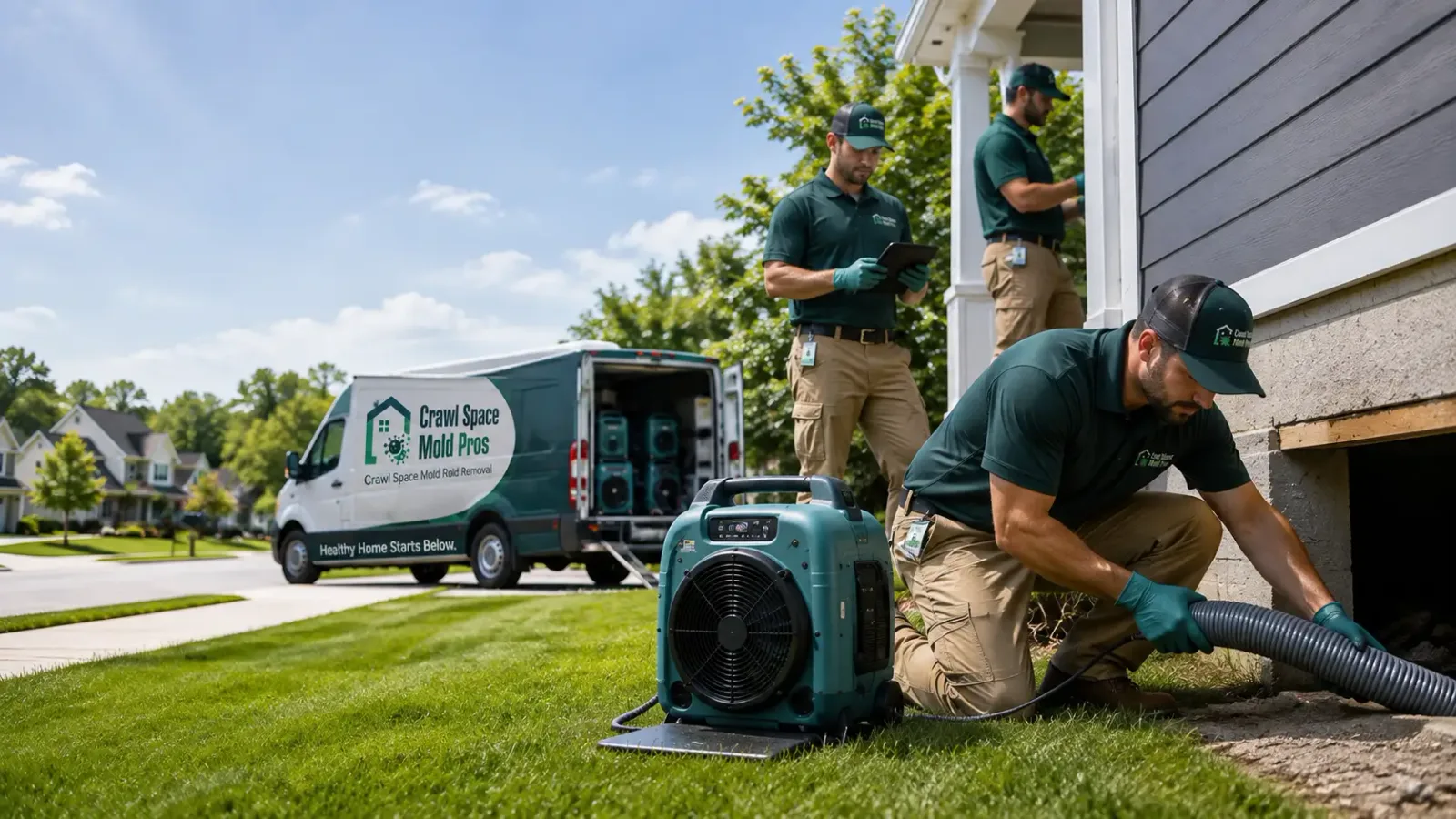 Crawl Space Mold Removal in Cherry Valley, IL